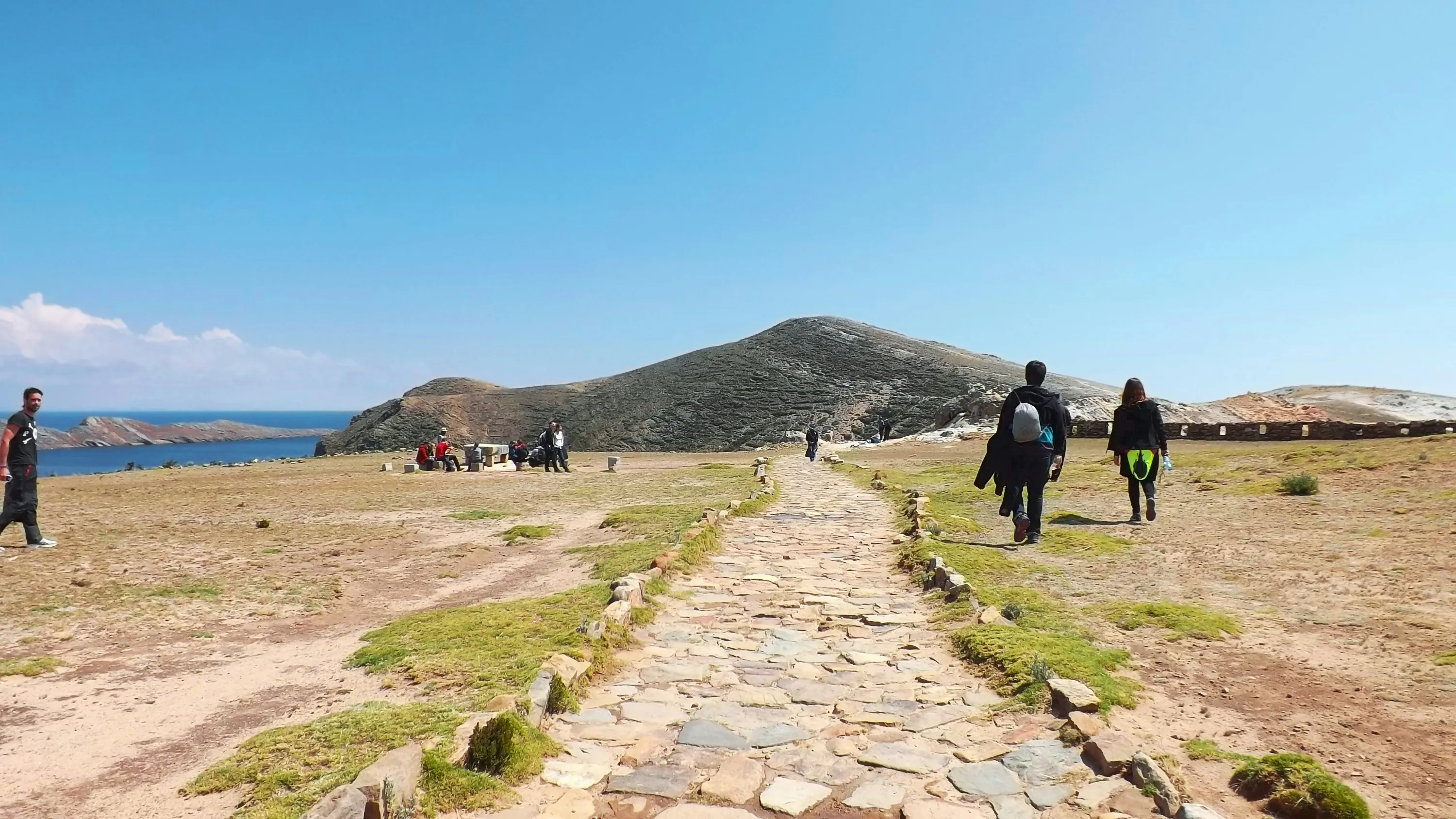 티티카카 호수에 있는 태양의 섬(Isla del Sol)