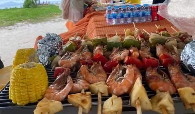 해산물 BBQ 특식제공