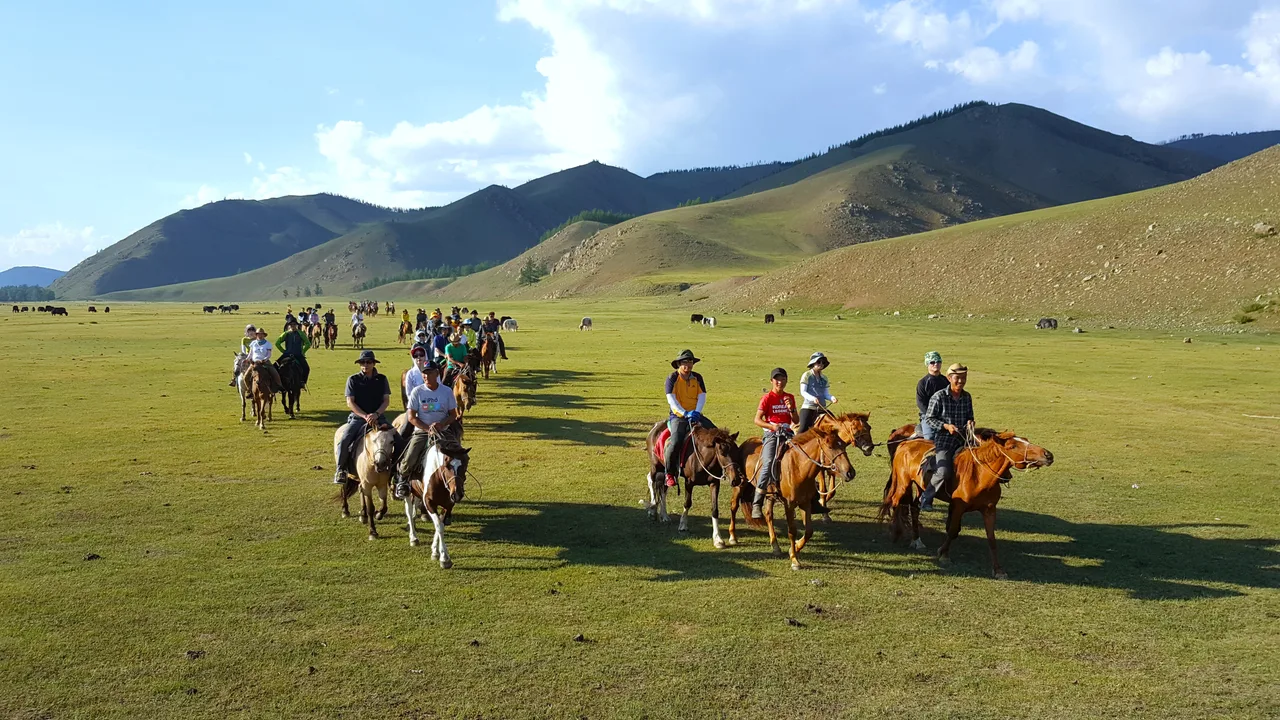 몽골리안 포니 트레킹 & 하이킹 사진